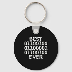 Papa ooit in binaire code software engineer vader sleutelhanger
