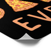 Papa Ooit Pizza Lover Vaders Dag Papa Ouderschap Poster (Hoek)