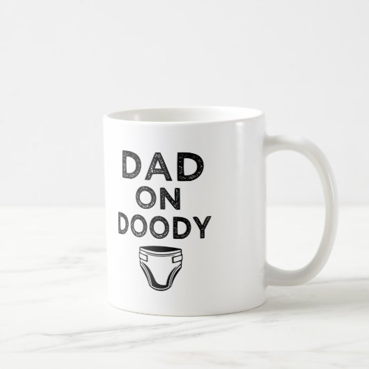 Papa op luidere doody grappige vader om mok van ma (Rechts)