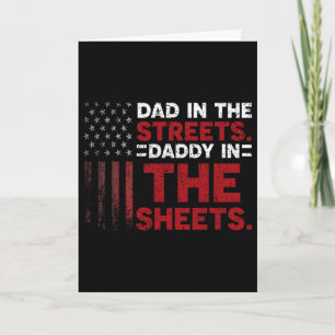 Papa Op Straat Vader Op Bed Amerikaanse Va Kaart
