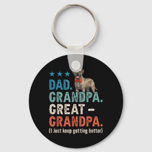 Papa Opa Opa Vaderdag Wandelstok Sleutelhanger