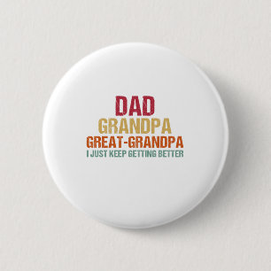 Papa Opa Oudoom Vaderdag Ronde Button 5,7 Cm