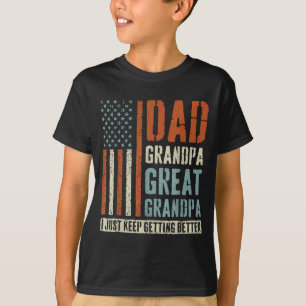 Papa Opa Overgrootvader T-shirt
