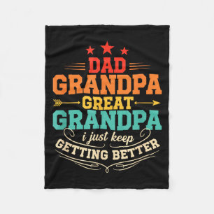 Papa Opa Overopa Ik Word Elke Keer Beter Fleece Deken