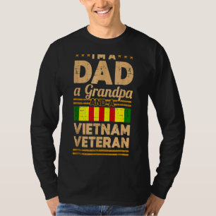 Papa Opa Vietnam Veteraan Man Gift Fat T-shirt