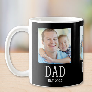 Papa Opgericht 3 Foto Zwart Koffiemok