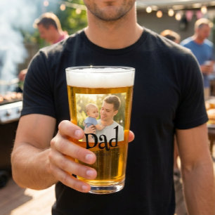 Papa Opgericht Foto Zwart Pret Vet Eenvoudig Glas