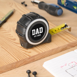 Papa Opgericht in 20xx Zwart en Wit Rolmaat