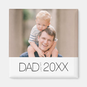 Papa Opgericht Modern foto jaar ontwerp magneet