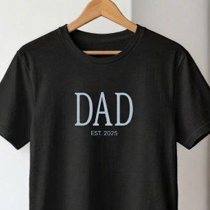 Papa Opgericht Nieuw Cadeau Voor Papa Zwart T-shirt