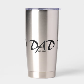 Papa Opgericht Nieuwe Papa Cadeau Geïsoleerde Drinkbeker