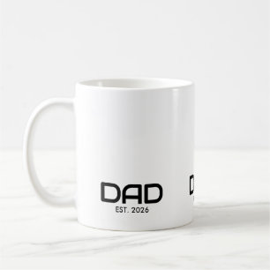 Papa Opgericht Nieuwe Papa Cadeau Koffiemok