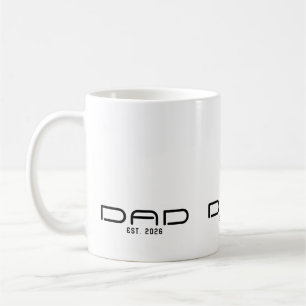 Papa Opgericht Nieuwe Papa Cadeau  Koffiemok