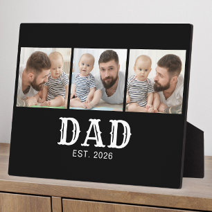 Papa Opgericht Vet Typografie Zwart 3 Foto Fotoplaat