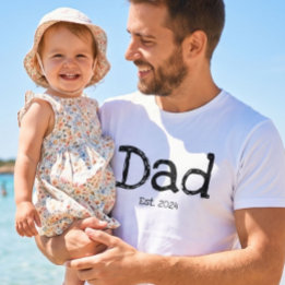 Papa Opgericht Vette Wit Zwart T-shirt