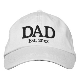 Papa Oprichtingsdatum wit zwart modern Geborduurde Pet
