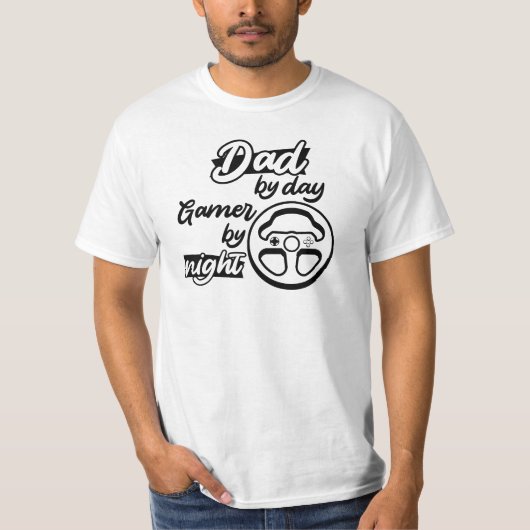 Papa overdag t-shirt (Voorkant)