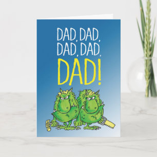 Papa, pa, pap...DAD!!! Kaart
