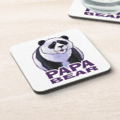Papa Panda Beer Onderzetter (Linkerzijde)