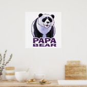 Papa Panda Beer Poster (Keuken)