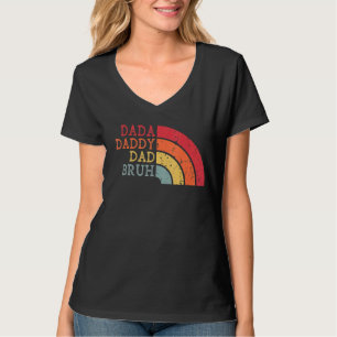 Papa Pap Bruh Vader Ze groeien op T-shirt