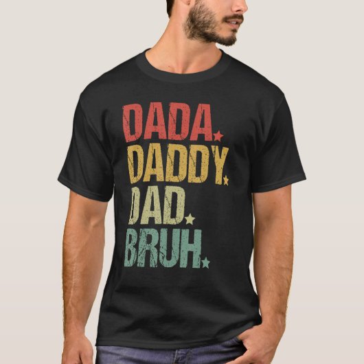 Papa Papa Bruh Vaderdag  Vader s T-shirt (Voorkant)
