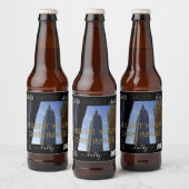 Papa Papa Custom Foto Bier Etiket (Flessen)