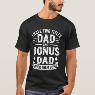 Papa Papa Grappig Vaderdag Geschenk voor Stiefvade T-shirt