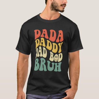 papa papa papa bod bruh Vaderdag papa bier T-shirt