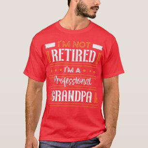 Papa Papa papa Hero grootvader D T-shirt