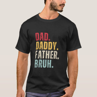 Papa Papa Vader Bruh  Vaderdag Funny M T-shirt