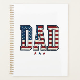 Papa patriote Drapeau américain Design vectoriel v