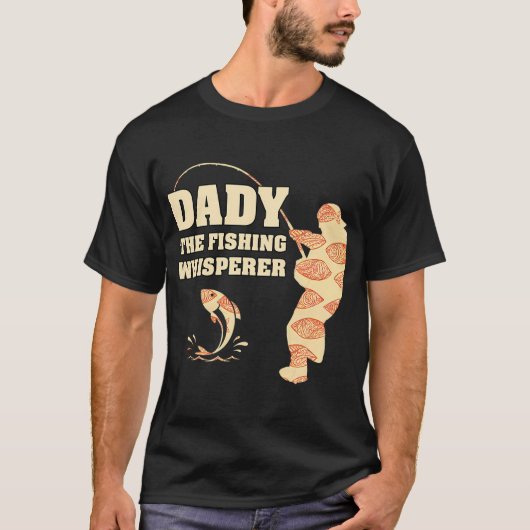 PAPA PÊCHE TSHIRT PAPA LE CHUCHOTEUR DE PÊCHE (Devant)