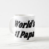 Papa photo avec tasse de café en texte noir (Devant gauche)
