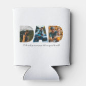 Papa Photo Collage Glacière pour Fête des pères (Dos)