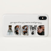 Papa Photo Collage iPhone Case for Vaderdag (Achterkant (horizontaal))