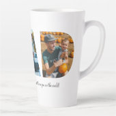 Papa Photo Collage Latte Mug pour Fête des pères (Droite)
