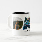 Papa Photo Collage Mug pour la Fête des pères (Devant gauche)
