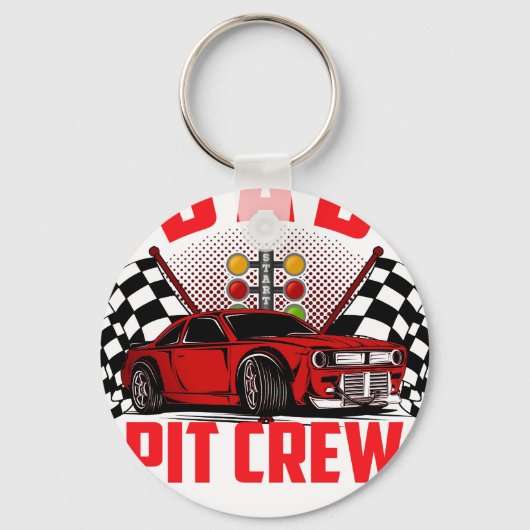 papa pitcrew sleutelhanger (Voorkant)