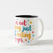 Papa plaisante Mug (Devant droit)
