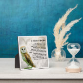 Papa Poem Plaque - Chouette Design (Insitu)