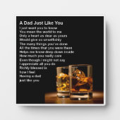 Papa Poem Plaque - Whisky Design (Devant)