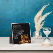 Papa Poem Plaque - Whisky Design (Insitu)