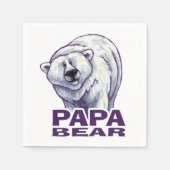 Papa Polar Beer Servetten (Voorkant)