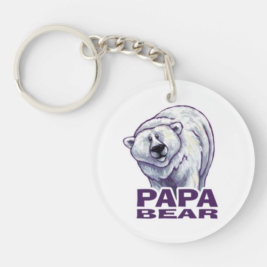 Papa Polar Beer Sleutelhanger (Voorkant)