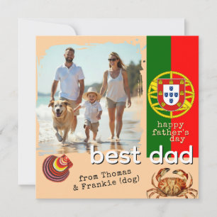 Papa portugais, Drapeau, Carte Fête des pères
