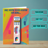 Papa positief getest voor beste vader verjaardag