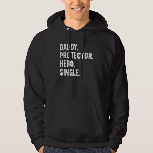 Papa Protector Hero Hoodie (Voorkant)