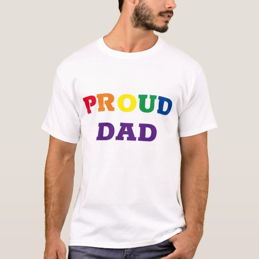 "Papa proud" T-Shirt (Voorkant)