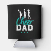 Papa Proud vader van Cheerleader Daughter Blikjeskoeler (Achterkant)